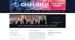 Desktop Screenshot of edmontonchambermusic.org