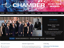 Tablet Screenshot of edmontonchambermusic.org